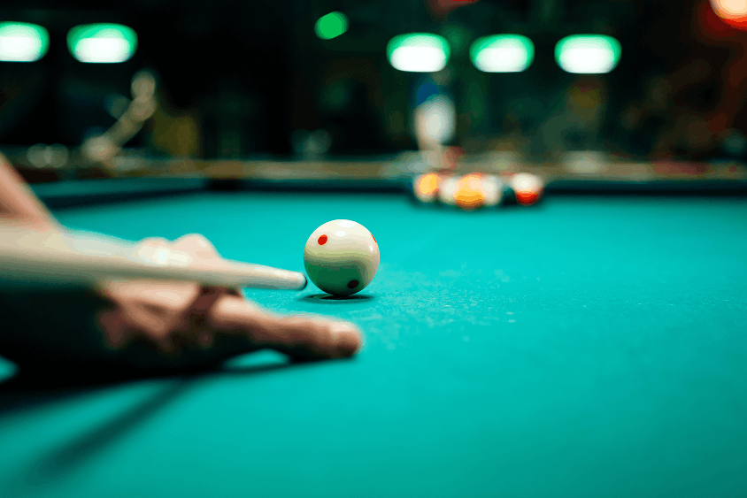 billiard shot