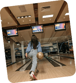 woman playing bowling 2
